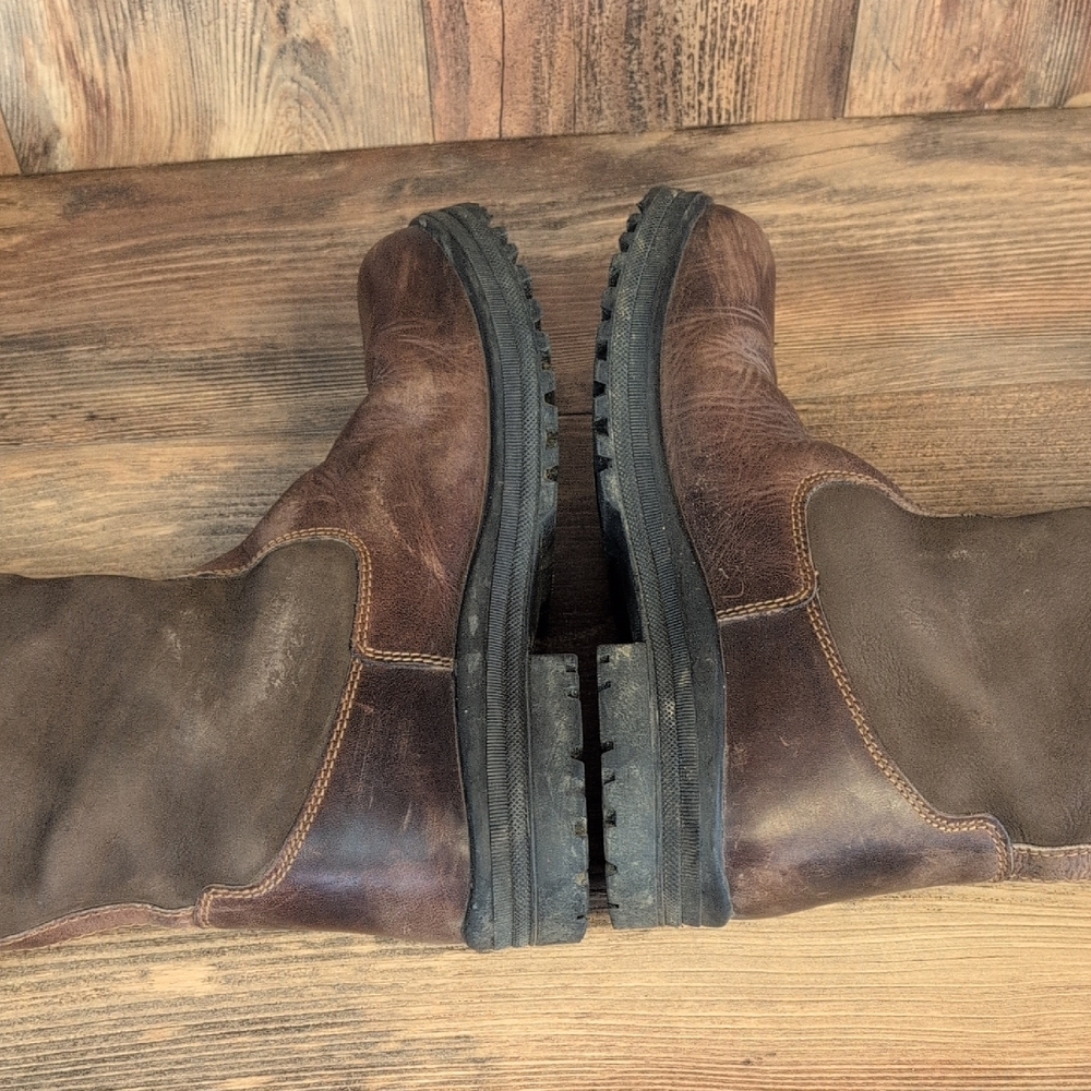 Mountain Horse Devonshire Tall Brown Leather Riding Equestrian Boots 9.5 - Picture 6 of 14